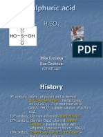 H2SO4 - Sulphuric Acid: Production and Properties