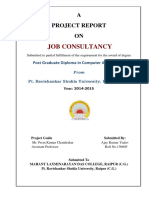 Job Consultancy Project Report