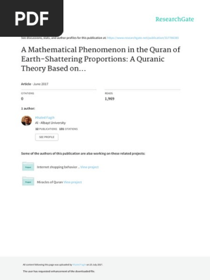 Qurannewtheory Pdf Pdf Quran Islam