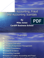Creative Accounting, Fraud and Accounting Scandals