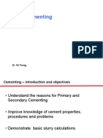 Oil Well Cementing: Dr. Ali Farag