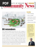 Download November 2010 Community News by University of Denver SN40450283 doc pdf