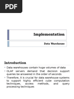 Implementation: Data Warehouse