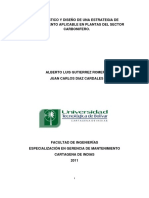 Diagnostico Y Diseño de Una Estrategia de Mantenimiento Aplicable en Plantas Del Sector Carbonifero