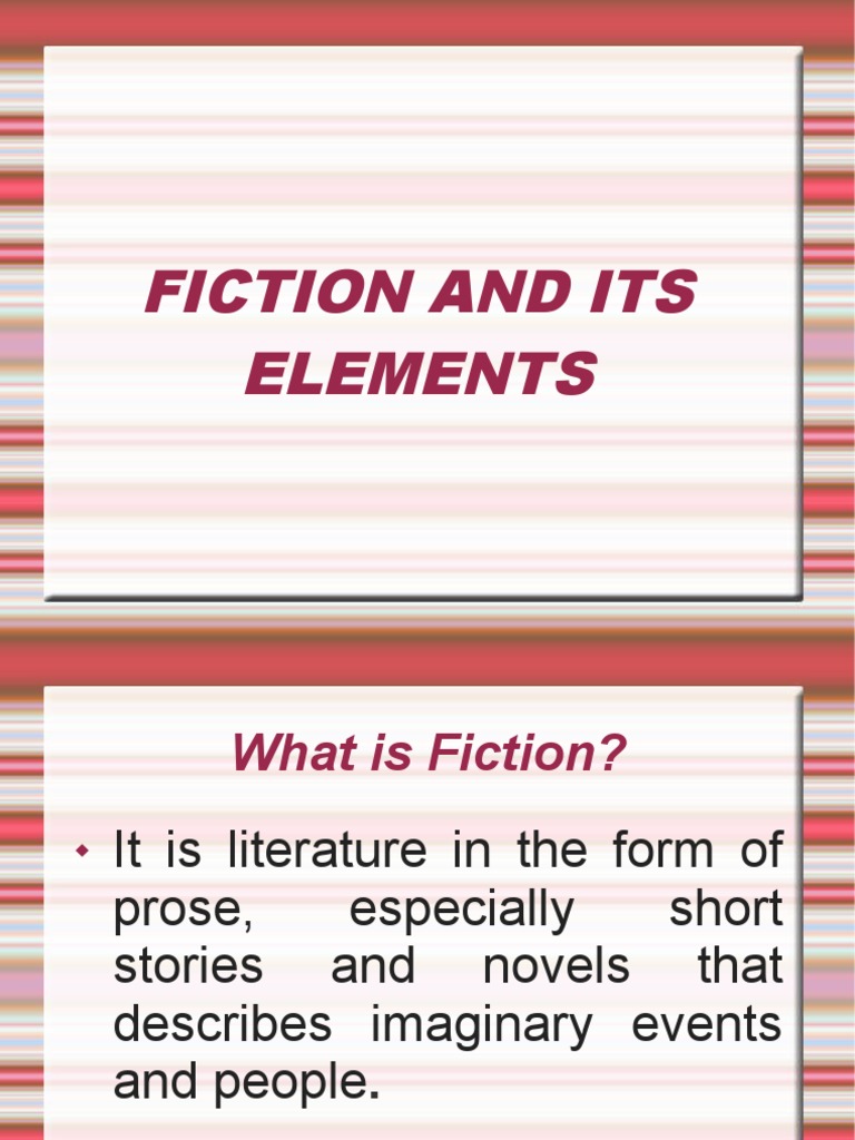 Understanding Fiction's Key Elements | PDF
