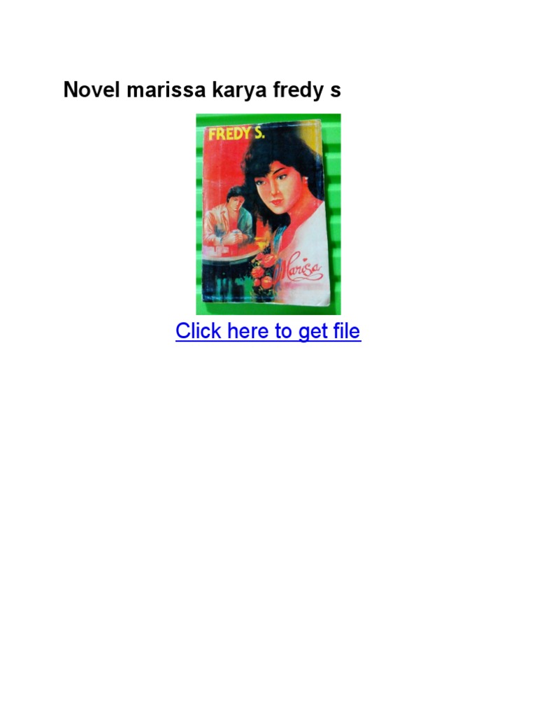 Novel Marissa Karya Fredy S Pdf