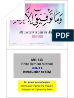 Lect 1 Introduction To FEM 1