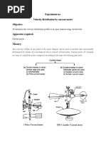 Velocity Distribution by Current Metre