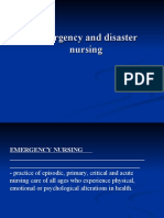 Emergency and Disaster Nursing Care Guide