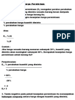 Konsep Keanjalan Harga Permintaan