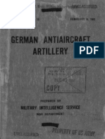 German Antiaircraft Artillery ( Special Series No. 10 )