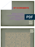 Roles of Economists