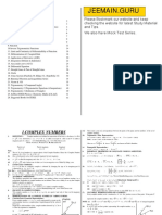 Math Formulas Book For JEE MAIN - Advanced - D.T PDF