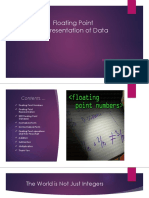 Floating Point Representation of Data: By-Astha Jain Class-It1 0827IT171019