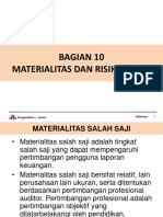 Risiko Audit dan Materialitas