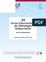 54º Curso Internacional de Hidrología Subterránea (2020)
