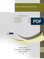 Laporan Praktikum Beton Kelompok 4 PDF