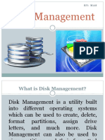 Disk Management: By: Mas