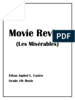 Movie Review: (Les Misérables)