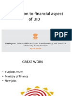 Introduction to Financial Aspect of UID