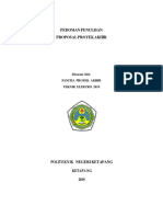 PANDUAN PROPOSAL PROYEK AKHIR - TE2019POLITAP - Ver01 PDF