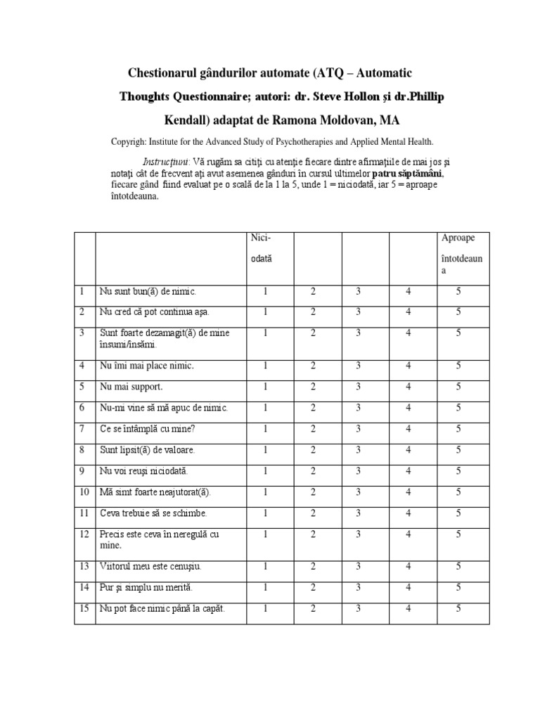 ATQ | PDF