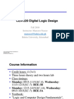 CEN-220 Digital Logic Design: Fall 2010 Instructor: Mansoor Naseer