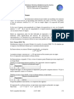 Representación de números en punto flotante según la norma IEEE 754