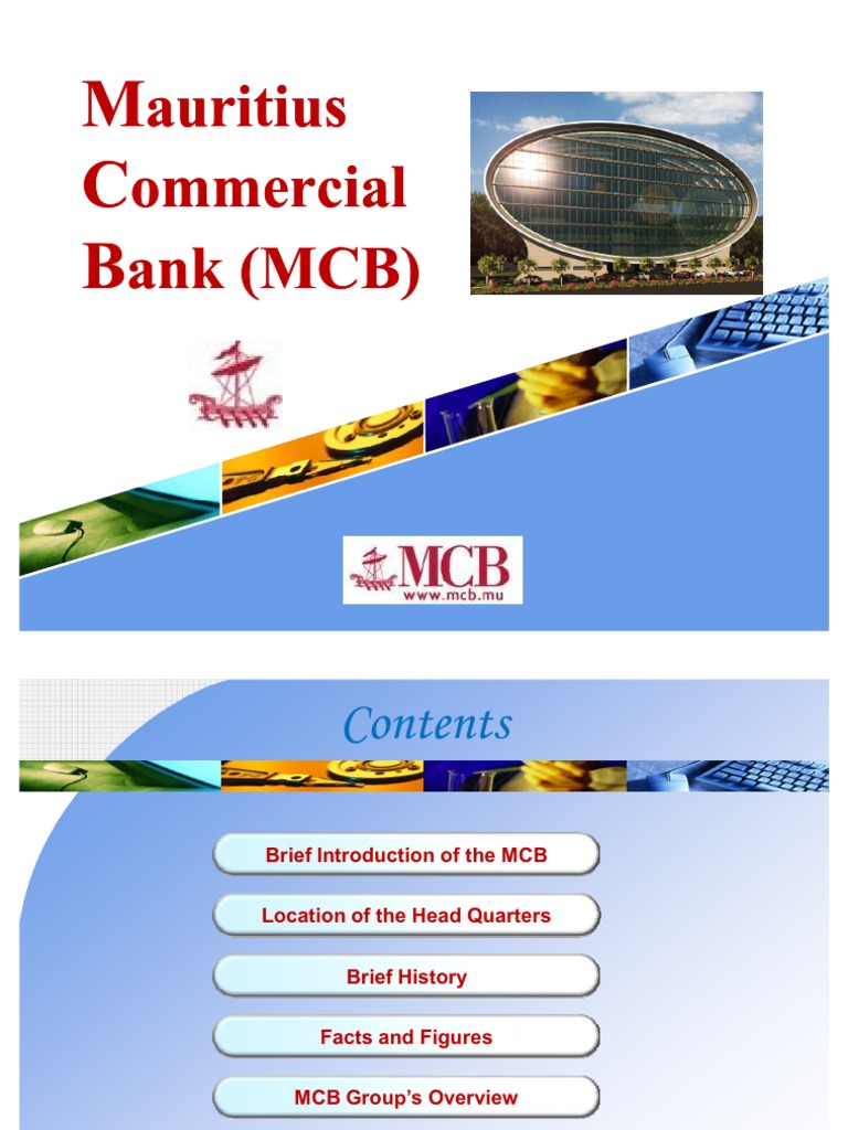 Company S Profile Presentation Mauritius Commercial Bank Banks Service Industries