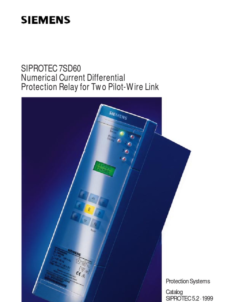 7sd600 Catalogue PDF Direct Current Transformer