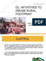 Castrol: Initiatives To Increase Rural Footprint: Srijit Chatterjee (C-61) Ankit Gupta (G-06)