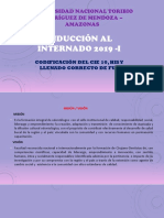 Inducción Al Internado 2019 - I