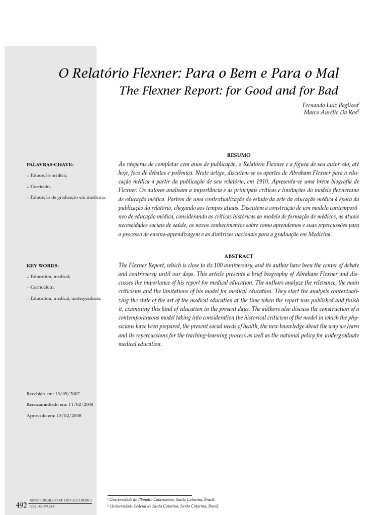 O Relatório Flexner: Flexner Report Pdf – ZAZFEE