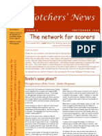 Notchers' News: The Network For Scorers