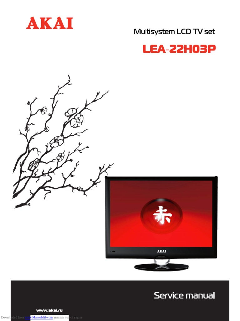 AKAI - LEA-22H03P Service Manual PDF | PDF | Electrostatic Discharge | Hdmi