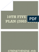 10th Five Year Plan (2002-2007)