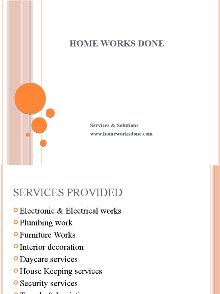 Home Services & Solutions in Bengaluru | PDF | Business