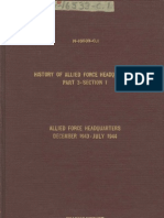 Allied Forces HQ History (1944)