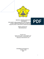 Proposal Kreatifitas Mahasiswa