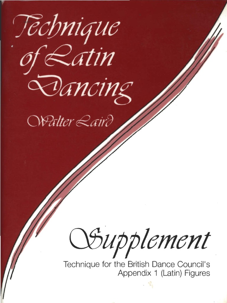 Laird, Walter - Technique of Latin Dancing Supplement | PDF