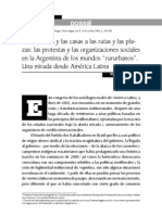 Argentina - Protestas y Organizaciones Sociales Rurales