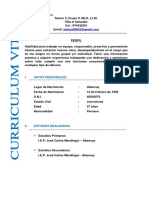 Curriculum y Certificados 2019