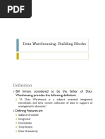 DataWarehousing Building Blocks