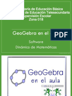 GeoGebra en el aula: Software dinámico de matemáticas