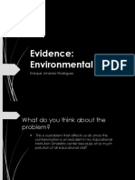 Evidence: Environmental Issues: Enrique Jimenez Rodriguez