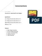 Technical Specification of Cc