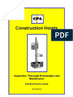 Construction Hoists Maintenance and Inspection