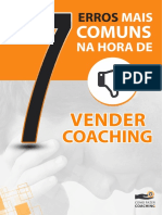 7 Erros Comuns Na Hora de Vender Coaching - E-book Gratuito