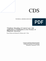 Nonlinear Rescaling of Control Laws With Application To Stabilization in The Presence of Magnitude Saturation