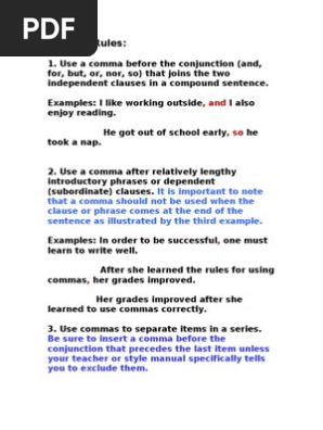 Comma Rules Comma Language Mechanics